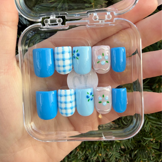 Blueberry Picnic - Nail Set