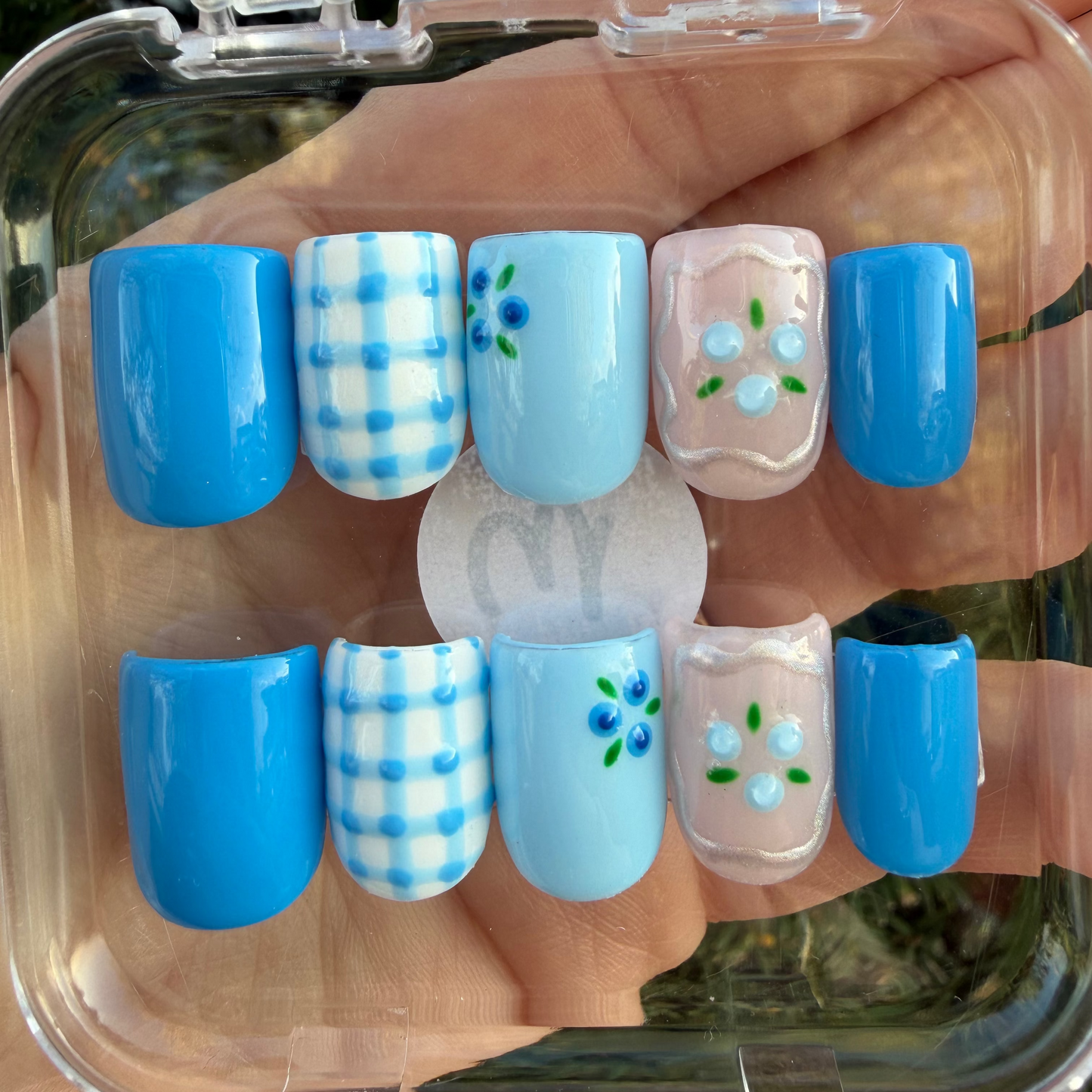 Blueberry Picnic - Nail Set