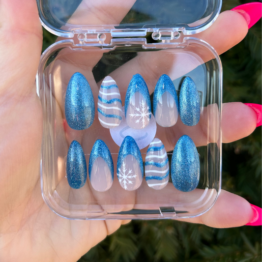 Snowflake Blues - Nail Set